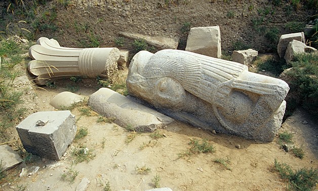 Upper part of a statue of a queen of Ramesses II at Tell Basta in 2002 - Ronald Unger via Wikimedia Commons