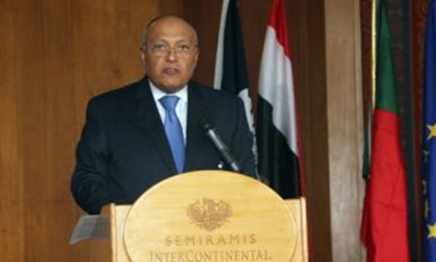Foreign Affairs Minister Sameh Shoukry – File Photo 