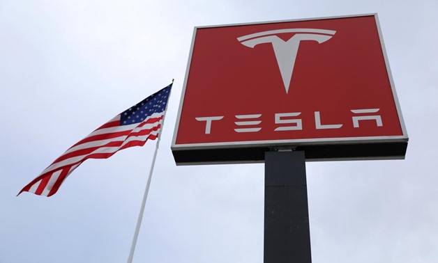 A Tesla charging station is seen in Salt Lake City, Utah, U.S.   - REUTERS/Lucy Nicholson