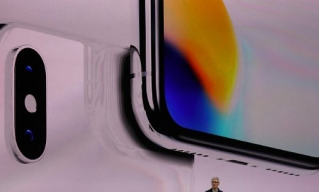 Apple CEO Tim Cook unveiled the iPhone X in September, ahead of the November 3 release date for the flagship smartphone - AFP / by Glenn CHAPMAN 
