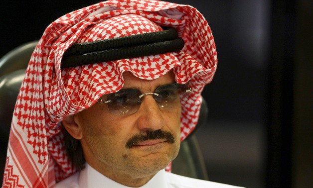 Saudi Prince Al-Waleed bin Talal attends a news conference in Riyadh, Saudi Arabia August 30, 2009. REUTERS/Fahad Shadeed/File Photo