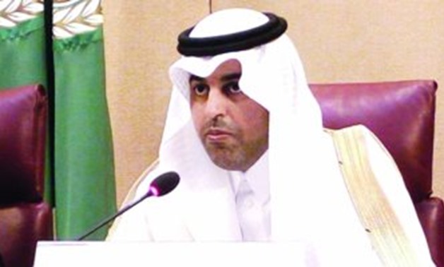Speaker of the Arab Parliament, Meshaal bin Faham Al-Sulami.