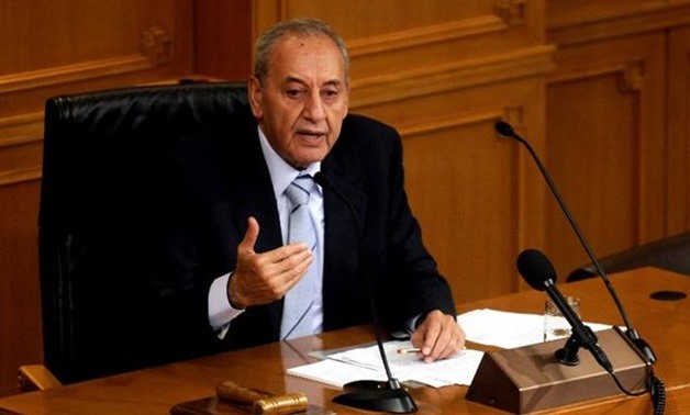 Lebanese Parliament Speaker Nabih Berri - Press Photo
