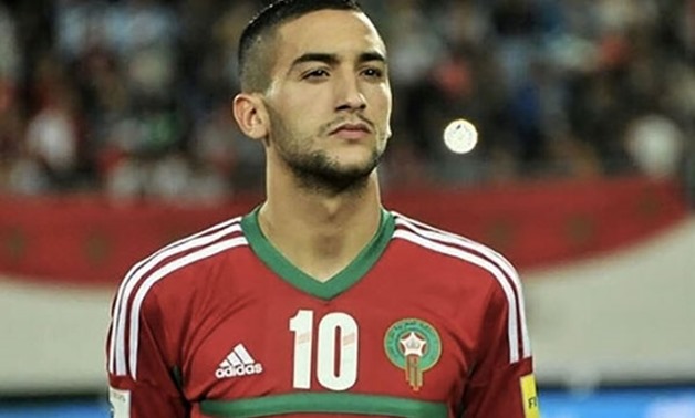 Hakim Ziyech with Moroccan national team, kooora.com