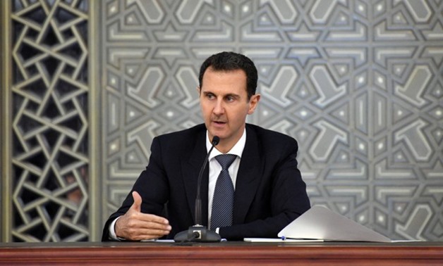 Syrian President Bashar al-Assad as seen in Damascus, Syria November 14, 2017. SANA/Handout via REUTERS ATTENTION EDITORS 