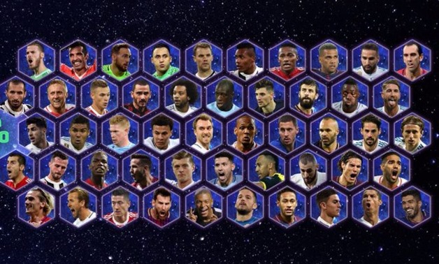UEFA’s best 50 players of 2017 – Press image courtesy of UEFA’s official website 