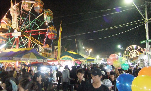 Sekaten fair in Indonesia, a week-long celebration of Mawlid – Courtesy of Wikimedia common/- Sekaten Night Market, Yogyakarta, 2011 – Midori/