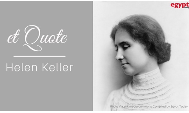 Helen Keller in a profile picture, 1904 - Wikimedia commons 