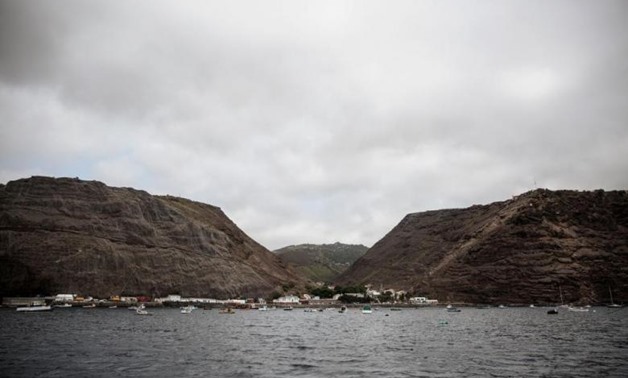 Capital Jamestown of Saint Helena, which lies in the middle of the Atlantic Ocean (above) -  AFP