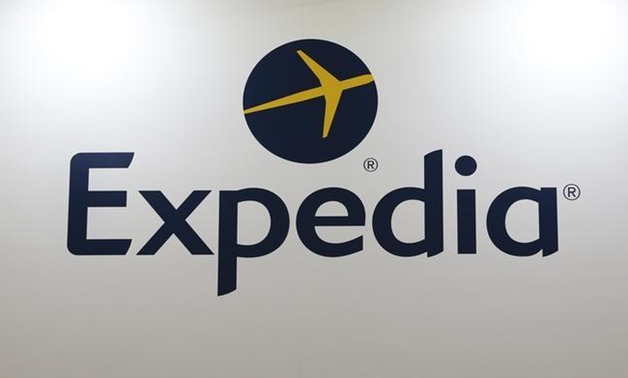 The logo of global online travel brand Expedia is pictured at the International Tourism Trade Fair (ITB) in Berlin, Germany, March 9, 2016 - REUTERS/Fabrizio Bensch