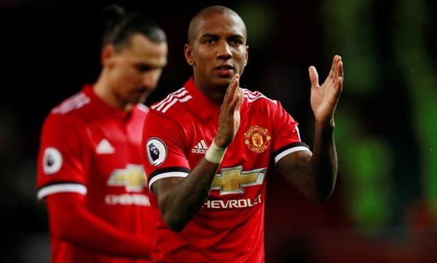 Premier League - Manchester United vs Brighton & Hove Albion - Old Trafford, Manchester, Britain - November 25, 2017 Manchester United's Ashley Young applauds fans after the match Action Images - Reuters