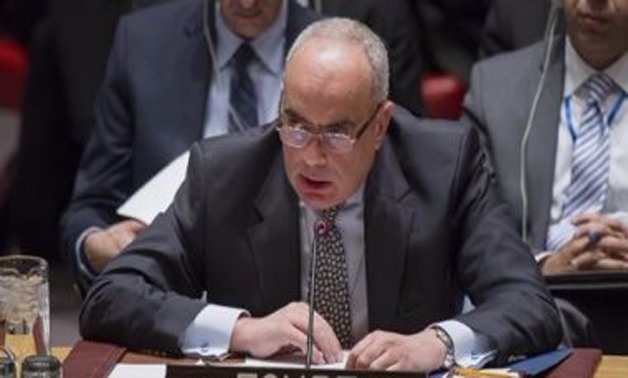 FILE – Egypt's UN Permanent Representative Ambassador Amr Abo El-Ata