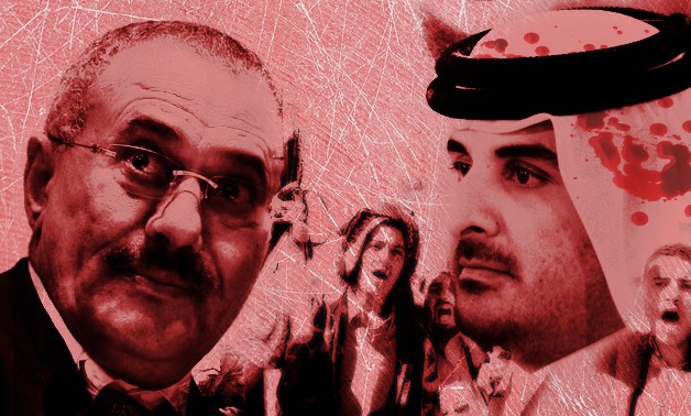 The Houthi's leader, Abdul Malik al-Houthi, hailed the news of Saleh's death as a "great and significant occasion"; Qatar earlier offered Saleh $10 billion to stop chasing the Houthis – Photo compiled by Egypt Today/Mohamed Zain