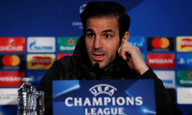 Soccer Football - Champions League - Chelsea Press Conference - Stamford Bridge, London, Britain - December 4, 2017 Chelsea's Cesc Fabregas during the press conference Action Images via Reuters/Paul Childs