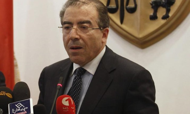 Tunisia's Foreign Minister Mongi Hamdi speaks during a news conference in Tunis, February 11, 2014. REUTERS/Zoubeir Souissi

