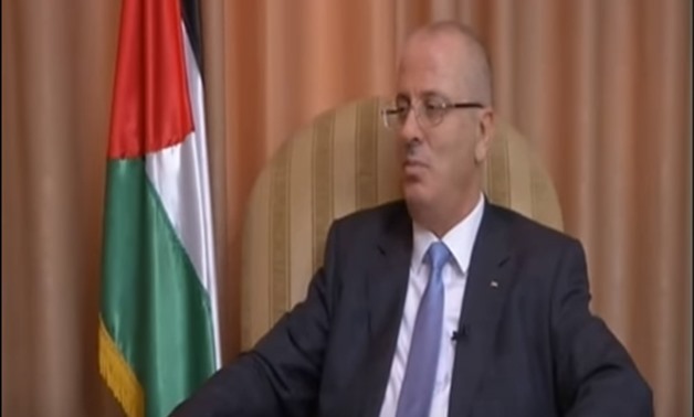 Palestinian Prime Minister Rami Hamdallah, Oct 3, 2017- Courtesy from Youtube/  Hona AL-3asema
