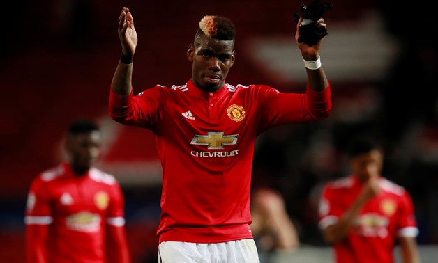 Soccer Football - Champions League - Manchester United vs CSKA Moscow - Old Trafford, Manchester, Britain - December 5, 2017 Manchester United's Paul Pogba applauds fans after the match Action Images via Reuters/Jason Cairnduff