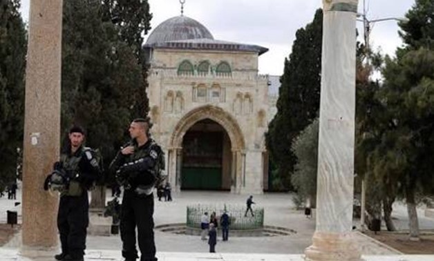 Entrance gate of Aqsa Mosque - Reuters