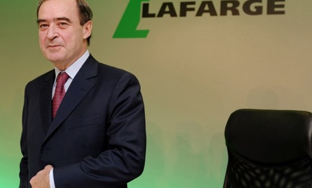 © Eric Piermont, AFP | French cement maker group Lafarge's former CEO Bruno Lafont, at a press conference in Paris on February 18, 2015.