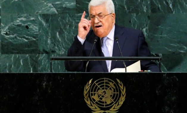 Palestinian President Mahmoud Abbas addresses the 72nd United Nations General Assembly at U.N. headquarters in New York U.S. September 20- 2017 -
 REUTERS