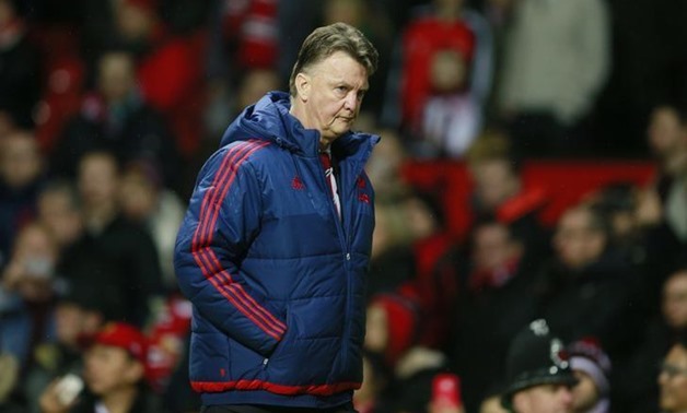 Manchester United manager Louis Van Gaal looks dejected at the end of the match Action Images via Reuters / Jason Cairnduff