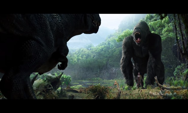 Screencap from the movie's official trailer showing King Kong, December 14, 2017 – Peter Jackson/Youtube Channel