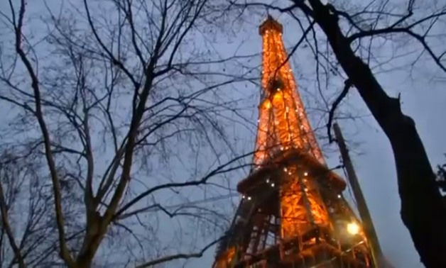 One of France’s most visited monuments, the Eiffel Tower gets about seven million visitors a year. — Screen capture via Reuters video

