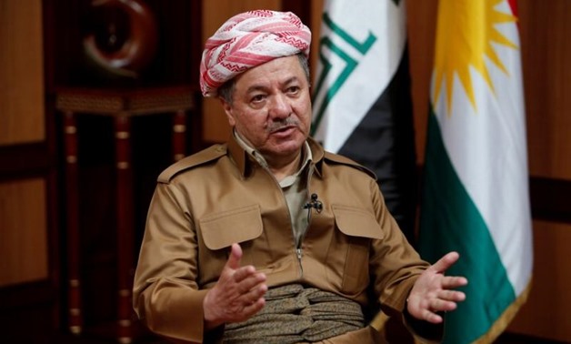 Iraq's Kurdistan region's President Massoud Barzani speaks during an interview with Reuters in Erbil, Iraq July 6, 2017. REUTERS/Azad Lashkari