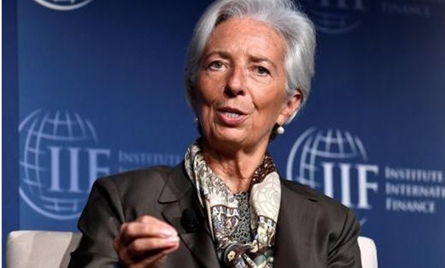 IMF Managing Director Christine Lagarde makes remarks during a conversation entitled "G20: Compact With Africa" at the... MIKE THEILER October 11, 2017 11:05am EDT - Reuters 