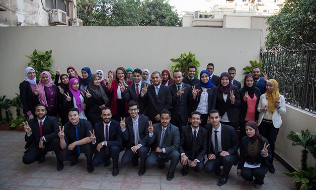Egyptian young people trained by EFE, December 27, 2017 – Press photo 