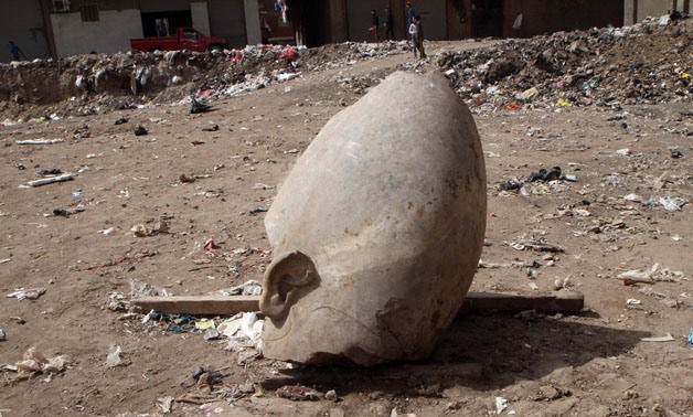 The head piece of the statue - YOUM7 (Archive)/Hassan Mohammed