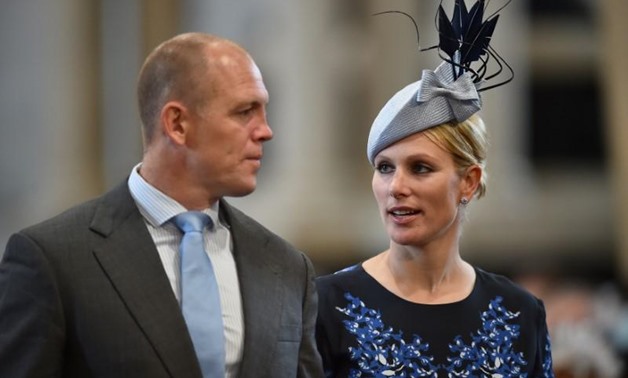 FILE PHOTO: Britain's Zara Phillips and her husband English former rugby player Mike Tindall arrive for a service of thanksgiving for Queen Elizabeth's 90th birthday at St Paul's cathedral in London, Britain, June 10, 2016. REUTERS/Ben Stansall/Pool