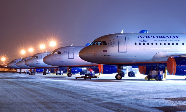 Five Aeroflot airbus passenger planes, December 26, 2007 - FLICKR/Aleksander Markin