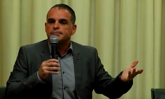 File – Oded Revivi, a spokesman for the Yesha Council during his speech at 2017 Community Leadership Program Summer Retreat, June 27, 2017 (Courtesy of Shalom Hartman Institute)