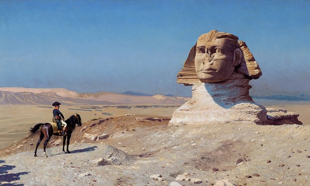 A Painting of Napoleon Bonaparte before the Sphinx – Photo courtesy of Wikipedia