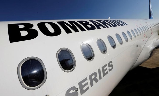 A Bombardier CSeries100 aircraft in Montreal - Reuters
