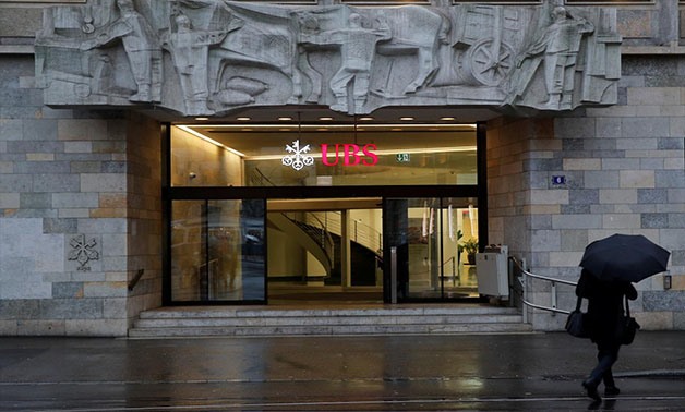 The logo of Swiss bank UBS is seen at a branch office in Zurich, Switzerland January 22, 2018 - REUTERS/Arnd Wiegmann