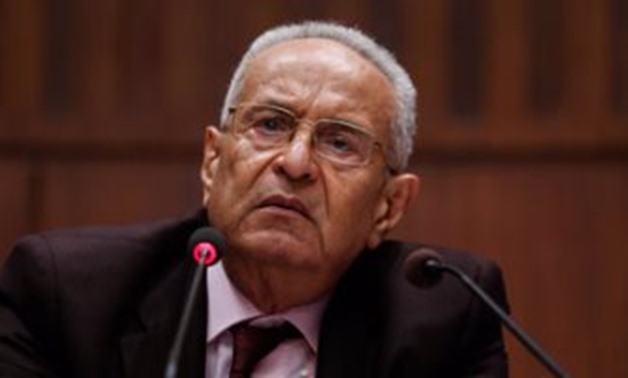 File - Head of parliament’s legislative committee, Baha el-Din Abou Shoka