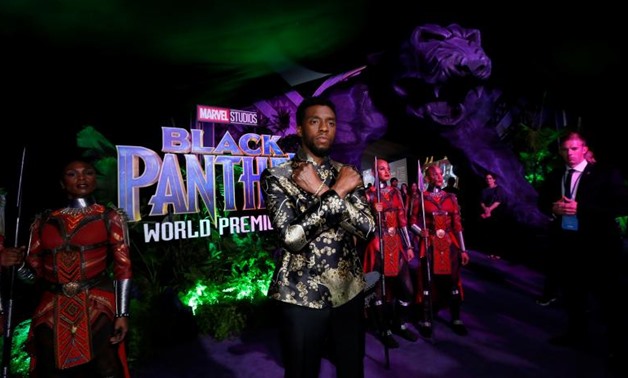 Cast member Chadwick Boseman poses at the premiere of Black Panther REUTERSMario Anzuoni