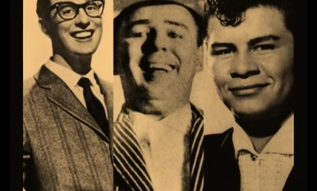 Screencap of Buddy Holly, The Big Bopper and Richie Valens, February 3, 2018 - Lacika13/Youtube