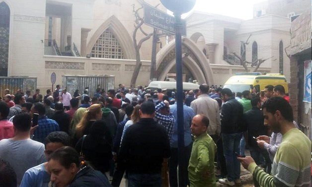 Explosion at Mari Girgis Church in Tanta city kills 10 - YOUM7