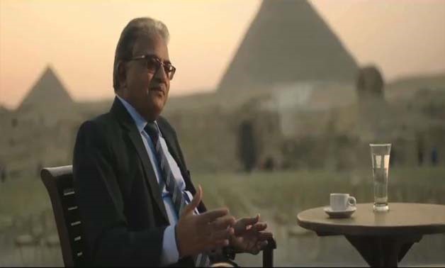 Chairman of TCI Sanmar Chemicals PS Jayaraman in this still image from his video on Egypt - Photo courtesy of YouTube 