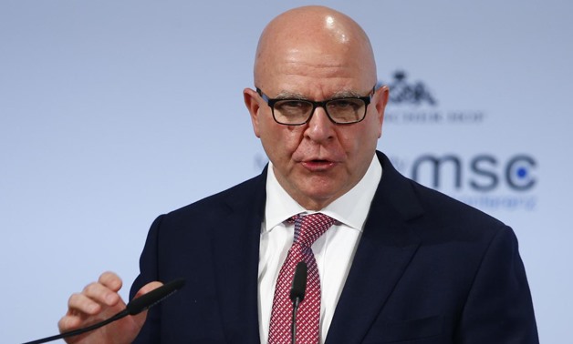 U.S. National Security Adviser H.R. McMaster talks at the Munich Security Conference in Munich, Germany, February 17, 2018. REUTERS/Ralph Orlowski
