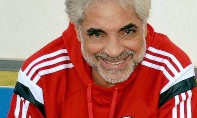 FILE - Egypt's goalkeeping coach, Ahmed Nagy