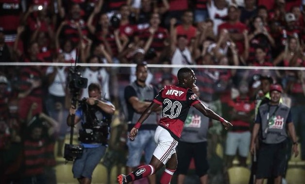 Vinicius Jr. in one of Flamengo’s matches – Courtesy of Vinicius Jr official account on Twitter
