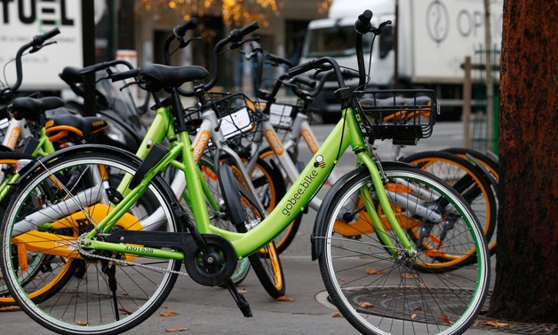 Gobee.bike hire service said it was closing following a welter of thefts and vandalism. Photo: AFP / GEOFFROY VAN DER HASSELT