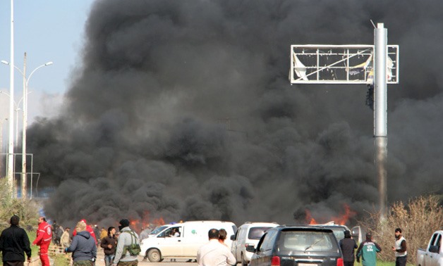  suicide car bombing in Rashidin, west of Aleppo - AFP