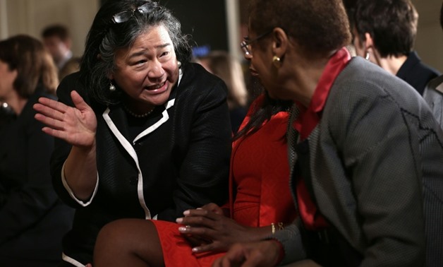 Tina Tchen, shown at the White House in 2013, was a chief of staff to then-First Lady Michelle Obama