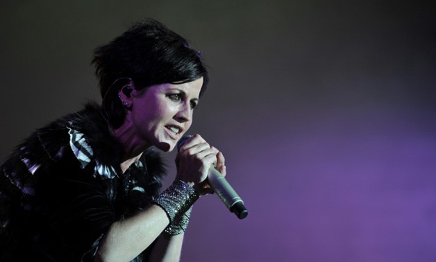 Singer Dolores O'Riordan of Irish band The Cranberries, shown performing during a festival in Cognac, France, in 2016, had already recorded vocals for a new album before her death in January 2018