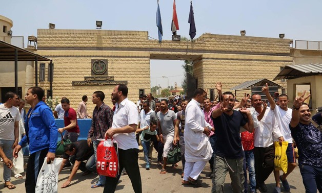 Egyptian inmates released from prison - File photo